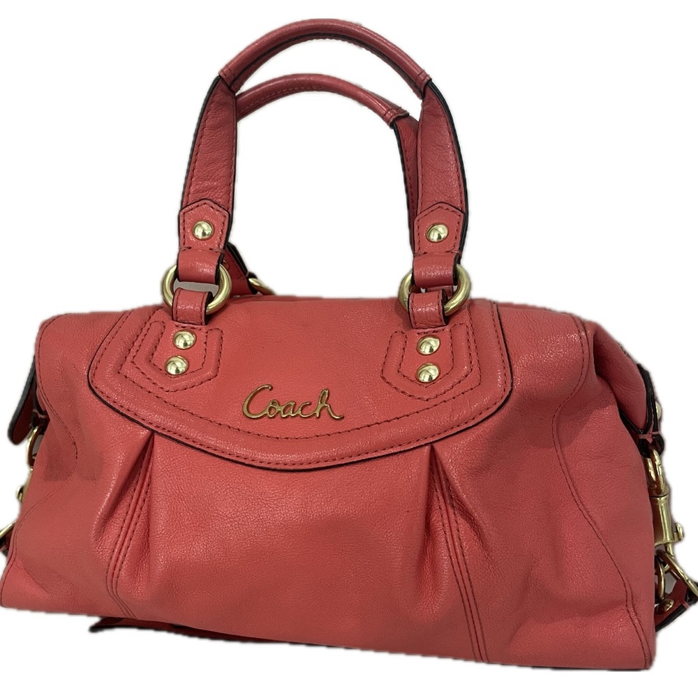 Coach, Ashley Cary All Satchel Leather Handbag - Picture 3 of 16